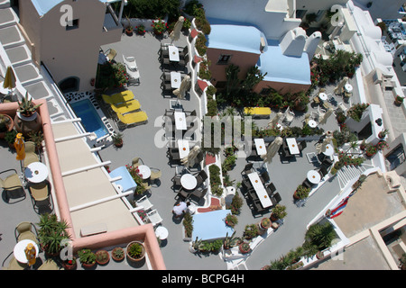 Thira Santorini Griechenland Stockfoto