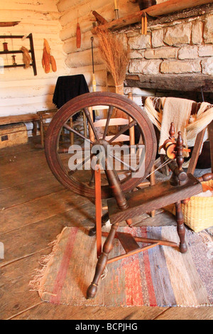 McGinty Blockhaus an Old Fort Harrod State Park unsere Kentucky Stockfoto