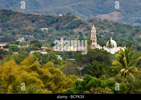 Die historische Stadt Cosala pro Pueblo Magico in Sinaloa Mexiko Stockfoto