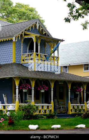 Oak Bluffs auf Martha's Vinyard aus Cape Cod Küste, Massachusettes, New England, USA, 2009 Stockfoto