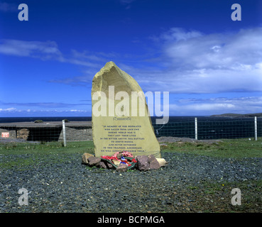 Russischen Konvoi Club Gedenkstätte Cove, Wester Ross, Schottland Stockfoto