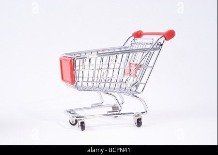 Mini Einkaufswagen Einkaufswagen Stockfoto