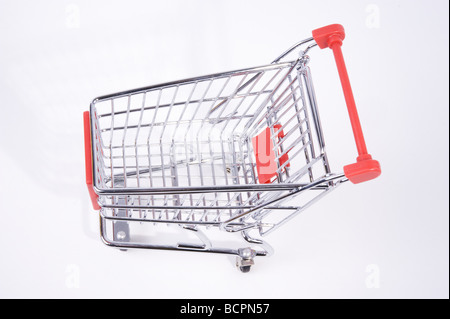 Mini Einkaufswagen Einkaufswagen Stockfoto