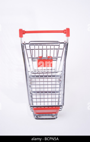 Mini Einkaufswagen Einkaufswagen Stockfoto