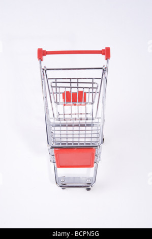 Mini Einkaufswagen Einkaufswagen Stockfoto