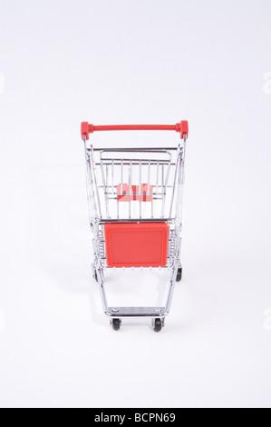 Mini Einkaufswagen Einkaufswagen Stockfoto