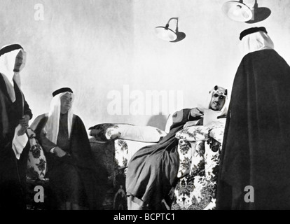 Saudi Arabien aus Brunnen von Ibn Sau'd - Kronprinzen im Büro Al-riyadh Stockfoto