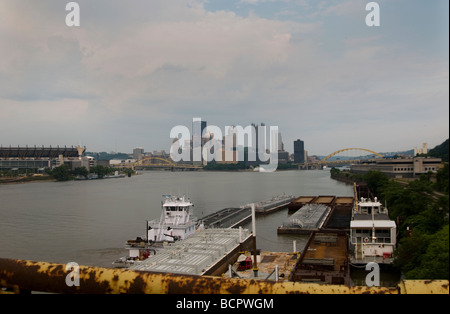Die Innenstadt von Pittsburgh, PA, USA Stockfoto