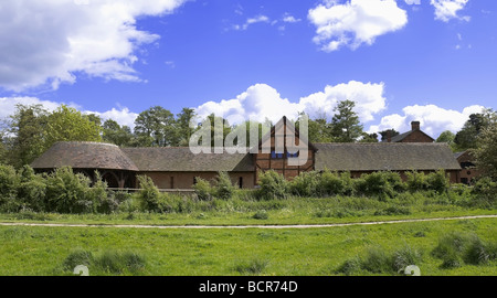 Die nationale Nadel forge Mill Bordesley Abbey Museum neben dem Fluss Pfeil Redditch Worcestershire Midlands uk Stockfoto