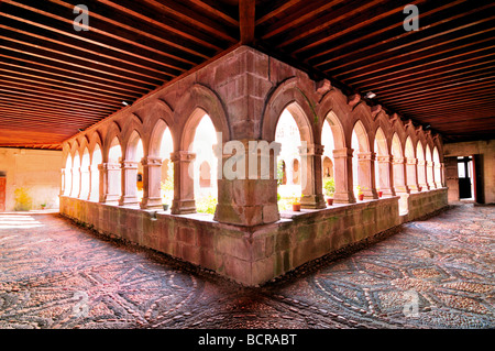 Spanien, Jakobsweg: Kloster Santa Magdalena in Sarria Stockfoto