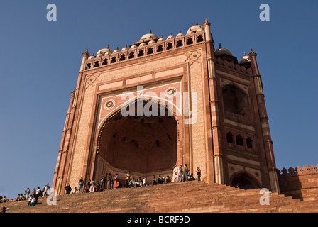 Siegestor, Jami Masjid Moschee, Fatehpur Sikri Stockfoto