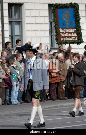 Oktoberfest-Parade in München 2008 Stockfoto