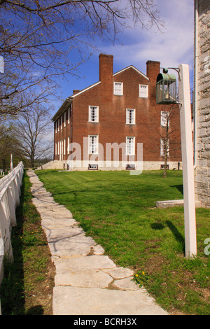 Erhaltene historische Bauwerke an Shaker Village von Pleasant Hill unsere Kentucky Stockfoto