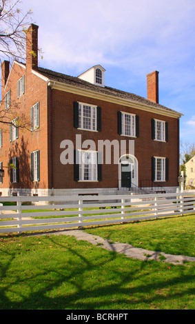 Büro des Treuhänders an Shaker Village of Pleasant Hill unsere Kentucky Stockfoto