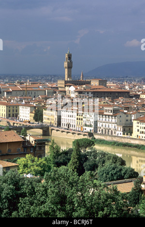 Blick auf Florenz Italien Stockfoto