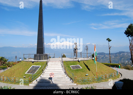 Ghurka Kriegerdenkmal bei Batasia, Darjeeling, Nordindien Stockfoto