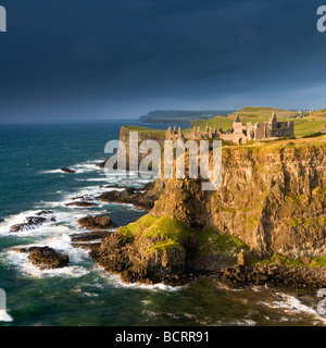 Dunluce Castle Heritage Coast, County Antrim, Nordirland, Vereinigtes Königreich Stockfoto
