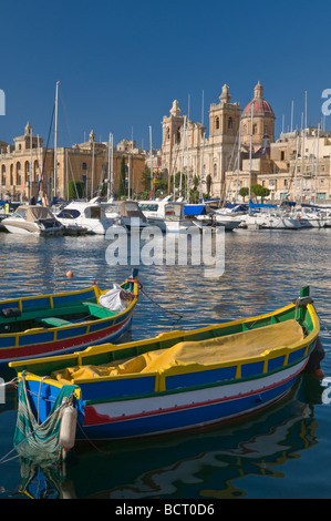 Dockyard Creek Valletta Malta Stockfoto