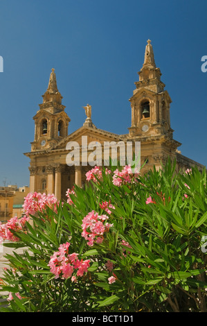 St. Publius Kirche Floriana Valletta Malta Stockfoto