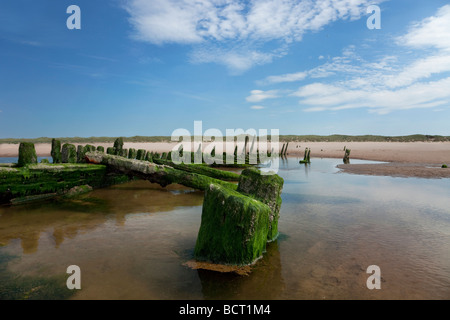 Schiffswrack, Ainsdale, UK Stockfoto