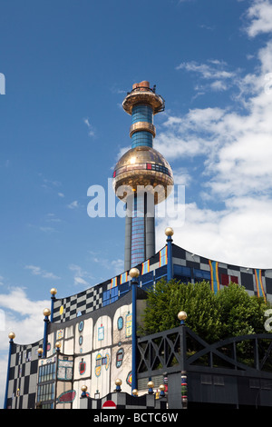 Fernheizwerk, Fernwärme Werk Spittelau, Wien, Österreich Stockfoto