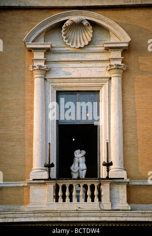 Marmorskulptur von Amor und Psyche, Amore e Psiche, Palazzo Nuovo, Kapitolinische Museen, Kapitol, Piazza del Campidogli Stockfoto