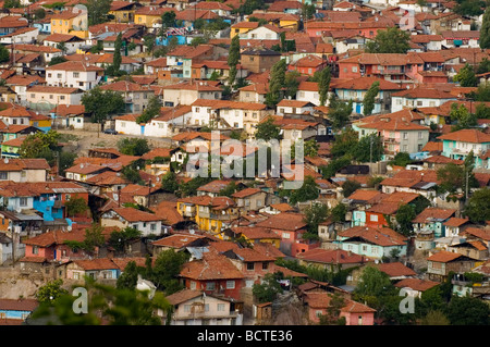 Dichte Nachbarschaft in Ankara die Hauptstadt der Türkei Stockfoto