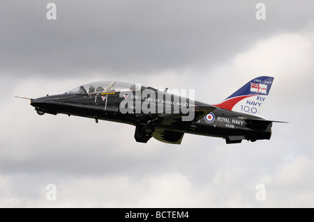 Königliche Marine Hawk Trainer T1A XX261 der FRADU an der 2009 Royal International Air Tattoo RAF Fairford Gloucestershire in England Stockfoto