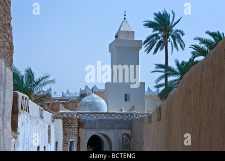 Libyen Ghadames eine Moschee in der alten Medina Stockfoto