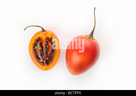 Tamarillo (Solanum Betaceum, Sy Cyphomandra Betacea) Stockfoto