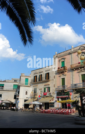 Europa Italien Apulien Region Gargano der Stadt Vieste Stockfoto