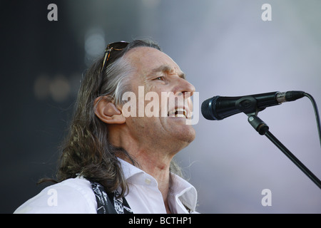 Roger Hodgson, britischer Musiker und Songwriter, Open Air Festival, Muehldorf am Inn, Bayern, Deutschland Stockfoto