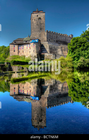 Burg Kost - große gotische Burg befindet sich im Stadtteil Jicin der Tschechischen Republik. Stockfoto