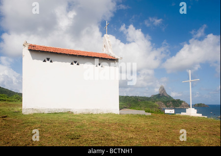 Sao Pedro Dos Pescadores Kapelle Fernando de Noronha National Marine Sanctuary Pernambuco-Brasilien Stockfoto