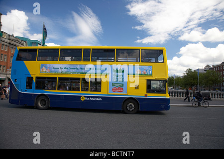 Dublin Bus Dublin Irland Stockfoto