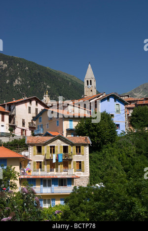 Das Dorf von St. Martin-finestre, Alpes-Maritimes, im Südosten Frankreichs. Stockfoto