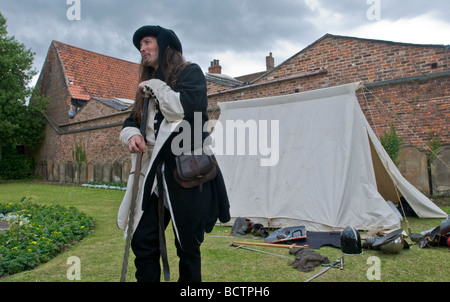 Mittelalterliche Figuren in Krönung Gärten, Beverley East Yorskhire Stockfoto