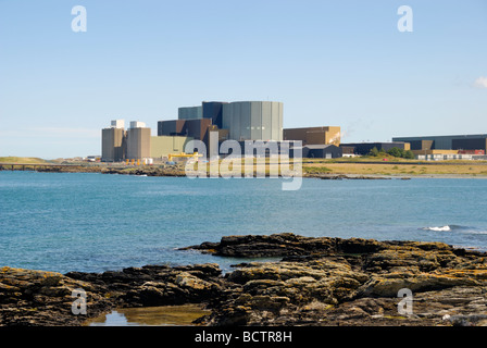 Kernkraftwerk Wylfa Anglesey North Wales Stockfoto