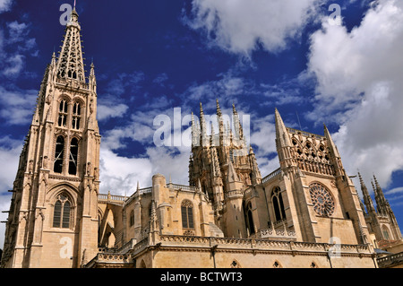 Spanien, Jakobsweg: Kathedrale von Burgos Stockfoto