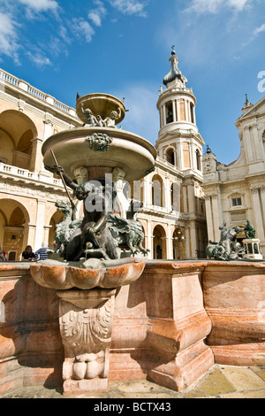 Piazza della Madonna Loreto Ancona Italien Stockfoto