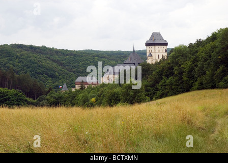 Burg Karlstein, Mittelböhmen, Tschechien Stockfoto