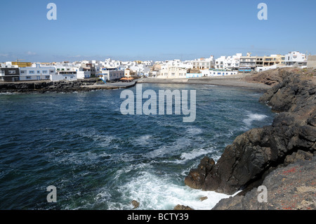 Fischerdorf El Cotillo. Kanarischen Insel Fuerteventura, Spanien Stockfoto