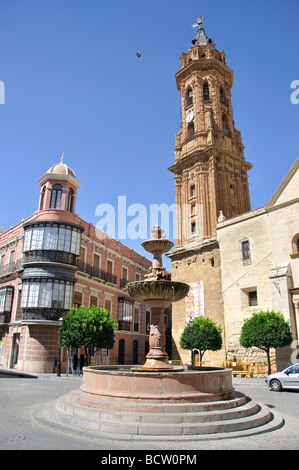 Iglesia de San Sebastian, Plaza de San Sebastian, Antequera, Provinz Malaga, Andalusien, Spanien Stockfoto