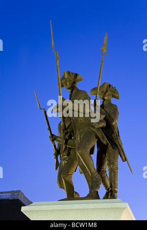 Das Delaware Continental Denkmal von Ron Tunison, Legislative Hall, Stadt von Dover, Delaware State, USA Stockfoto