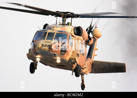 Israelische Luftwaffe Hubschrauber Sikorsky S 70 UH 60 Black Hawk Stockfoto