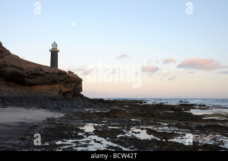 Leuchtturm Punta de Jandia auf der Kanarischen Insel Fuerteventura, Spanien Stockfoto