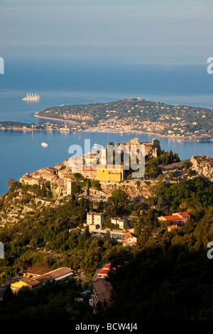 Gipfelstadt von Eze, Provence Frankreich Stockfoto