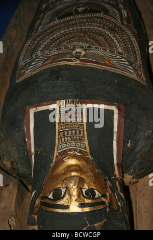 Mumie von Nesmin aus Achmim Friedhof, Dynastie 30 Stockfoto