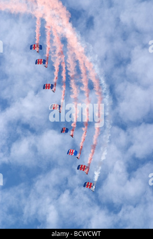 ROYAL AIR FORCE FALCONS FALLSCHIRM DISPLAY TEAM Stockfoto