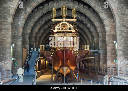Maritime Museum königliche Galeere Barcelona-Katalonien-Spanien Stockfoto